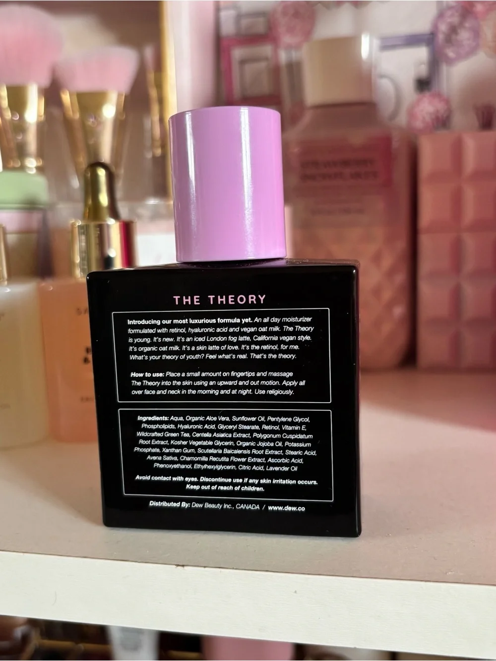 Dew of the gods The Theory Retinol oat Milk moisturizer💕